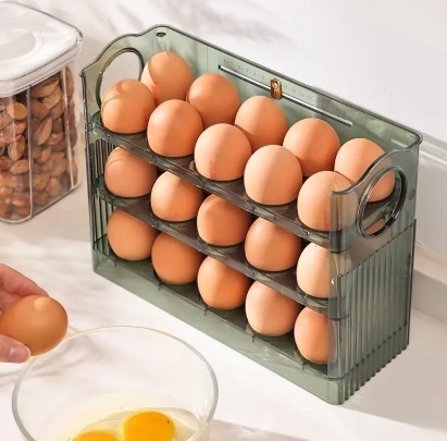 ORGANIZADOR DE HUEVOS 3 NIVELES